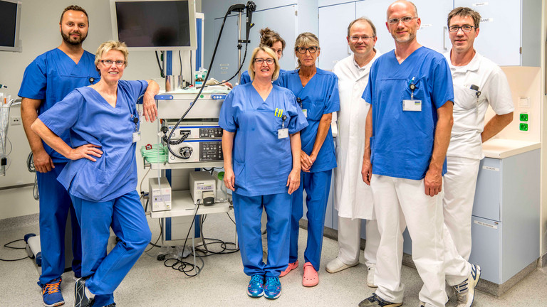 [Translate to Russisch:] Das Team der Klinik für Innere Medizin im Albertinen Krankenhaus/Albertinen International in Hamburg